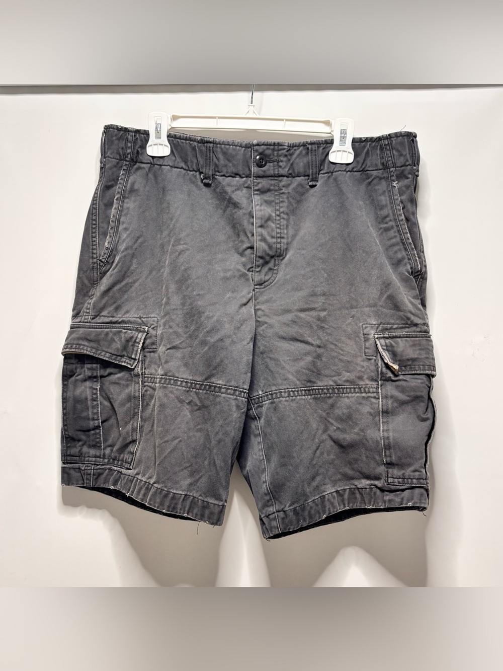 Abercrombie & Fitch Cargo Shorts Y2K Heavy Cotton Pockets Adirondack VTG Mens 34